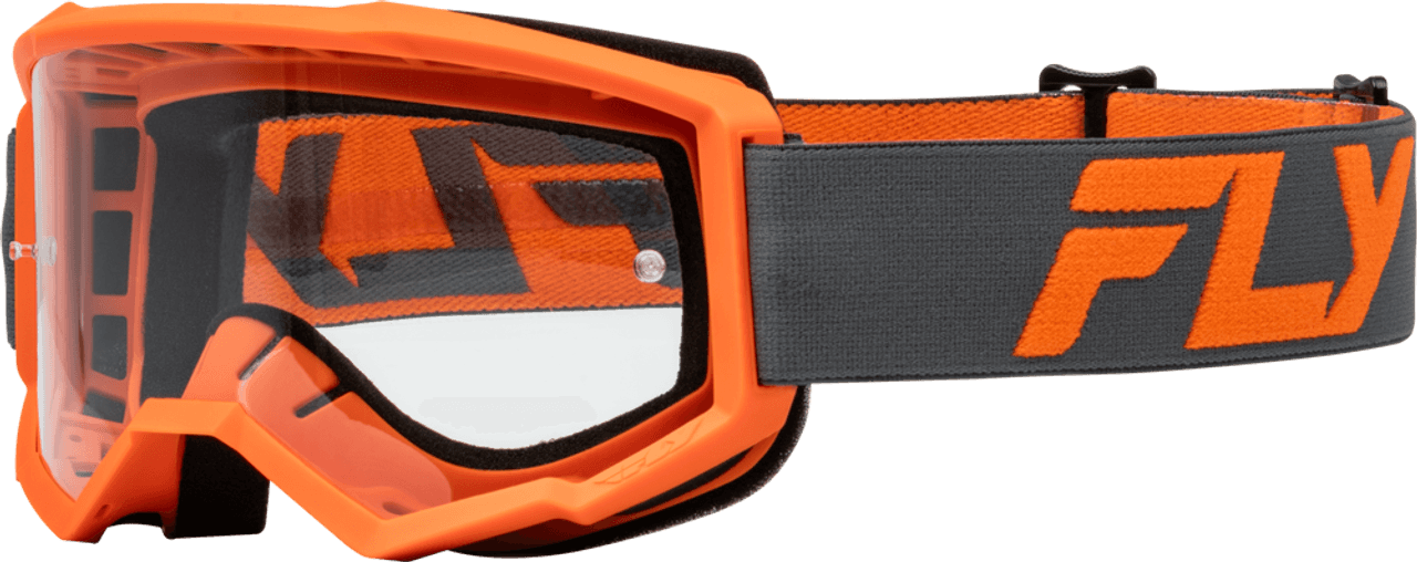 FLY Racing Focus Goggle - Charcoal/Orange